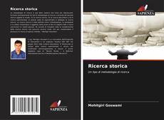 Couverture de Ricerca storica
