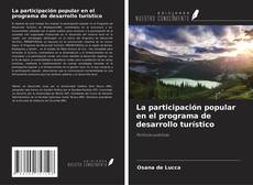 Copertina di La participación popular en el programa de desarrollo turístico
