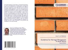 Обложка Guidelines for Heritage Management in South Africa