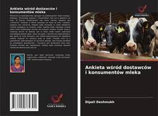 Portada del libro de Ankieta wśród dostawców i konsumentów mleka