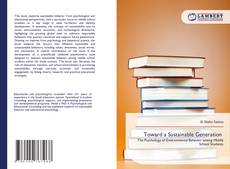 Bookcover of Toward a Sustainable Generation