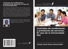Buchcover von Contratos de rendimiento y prestación de servicios. El caso de la Universidad Moi