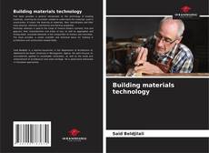 Bookcover of Building materials technology