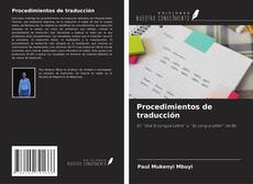 Couverture de Procedimientos de traducción
