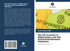 Capa do livro de Die US-Invasion in Afghanistan und das Sicherheitsdilemma Pakistans 
