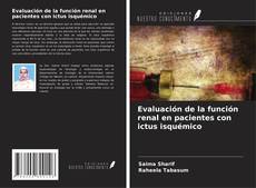 Buchcover von Evaluación de la función renal en pacientes con ictus isquémico