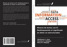 Copertina di Minería de textos con R: Desbloqueando el significado en datos no estructurados