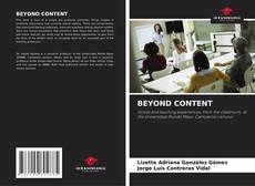 Capa do livro de BEYOND CONTENT 