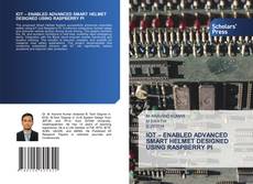 Capa do livro de IOT – ENABLED ADVANCED SMART HELMET DESIGNED USING RASPBERRY PI 