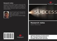 Capa do livro de Research notes 
