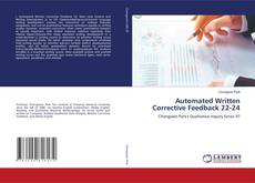 Bookcover of Automated Written Corrective Feedback 22-24