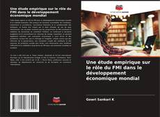Portada del libro de Une étude empirique sur le rôle du FMI dans le développement économique mondial
