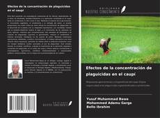 Buchcover von Efectos de la concentración de plaguicidas en el caupí