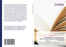 Portada del libro de Employee Work Attitudes and Behaviours in Nigerian Organisations
