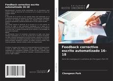 Buchcover von Feedback correctivo escrito automatizado 16-18