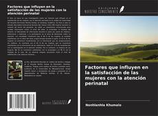 Copertina di Factores que influyen en la satisfacción de las mujeres con la atención perinatal