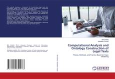 Bookcover of Computational Analysis and Ontology Construction of Legal Texts