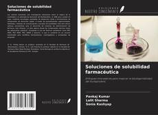 Buchcover von Soluciones de solubilidad farmacéutica