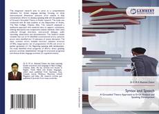 Bookcover of Syntax and Speech