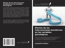 Copertina di Efectos de las intervenciones bariátricas en las variables psicológicas