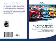 Portada del libro de Optimization of Automobile Engines - Fuel Emulsions
