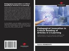 Portada del libro de Pedagogical Innovation in Critical Reading of Articles in e-Learning