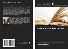 Copertina di Vida y letras: una crítica