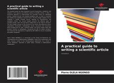 Обложка A practical guide to writing a scientific article