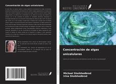 Buchcover von Concentración de algas unicelulares