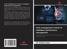 Buchcover von From management control to intelligent performance management