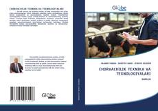 Buchcover von CHORVACHILIK TEXNIKA VA TEXNOLOGIYALARI