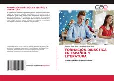 Copertina di FORMACIÓN DIDÁCTICA EN ESPAÑOL Y LITERATURA