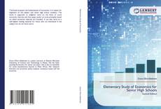 Bookcover of Elementary Study of Economics for Senior High Schools
