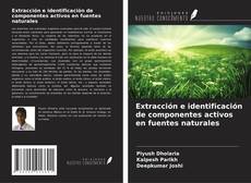 Copertina di Extracción e identificación de componentes activos en fuentes naturales