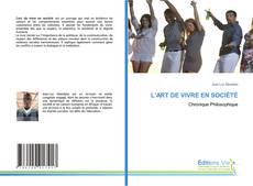Capa do livro de L’ART DE VIVRE EN SOCIÉTÉ 