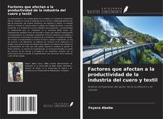 Copertina di Factores que afectan a la productividad de la industria del cuero y textil