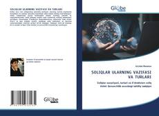 Couverture de SOLIQLAR ULARNING VAZIFASI VA TURLARI