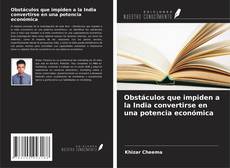 Buchcover von Obstáculos que impiden a la India convertirse en una potencia económica