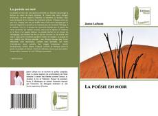 La poésie en noir kitap kapağı