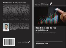 Buchcover von Rendimiento de las previsiones