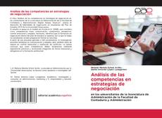 Portada del libro de Análisis de las competencias en estrategias de negociación