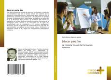 Portada del libro de Educar para Ser