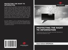 PROTECTING THE RIGHT TO INFORMATION kitap kapağı