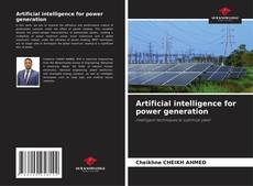 Capa do livro de Artificial intelligence for power generation 