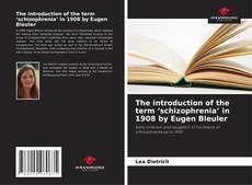 Portada del libro de The introduction of the term ‘schizophrenia’ in 1908 by Eugen Bleuler
