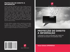 Buchcover von PROTECÇÃO DO DIREITO À INFORMAÇÃO