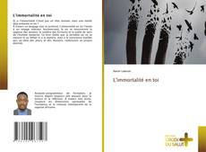 Portada del libro de L'immortalité en toi