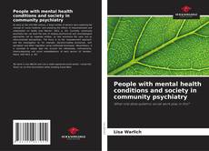 Buchcover von People with mental health conditions and society in community psychiatry