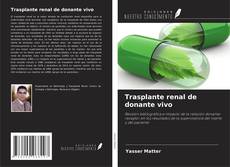 Buchcover von Trasplante renal de donante vivo