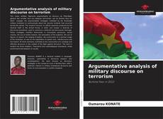 Buchcover von Argumentative analysis of military discourse on terrorism